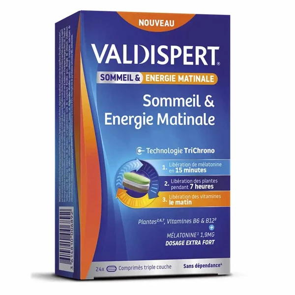 Valdispert Sommeil et énergie matinale comprimé