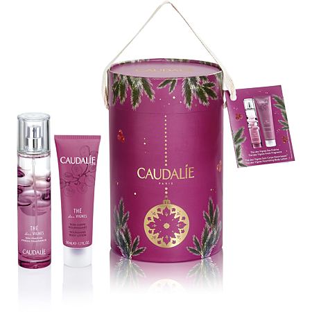 [NgRT011uyRT0006504] Coffret Boite Chapeau Thé des Vignes Caudalie