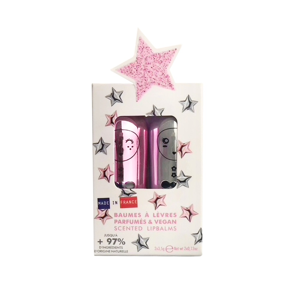 Coffret Duo Baumes Lèvres Silver Rose Inuwet