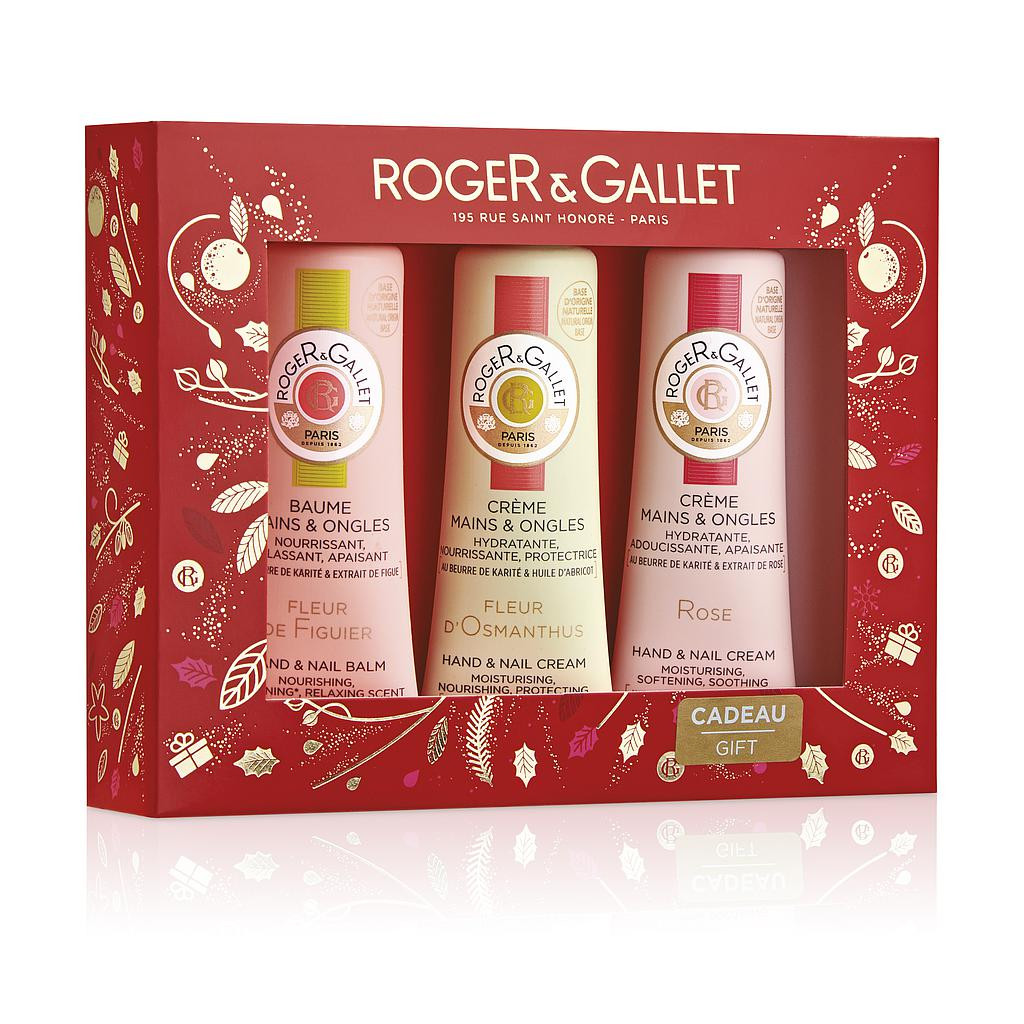 Coffret Noël Découverte Trio Crèmes Mains Roger & Gallet