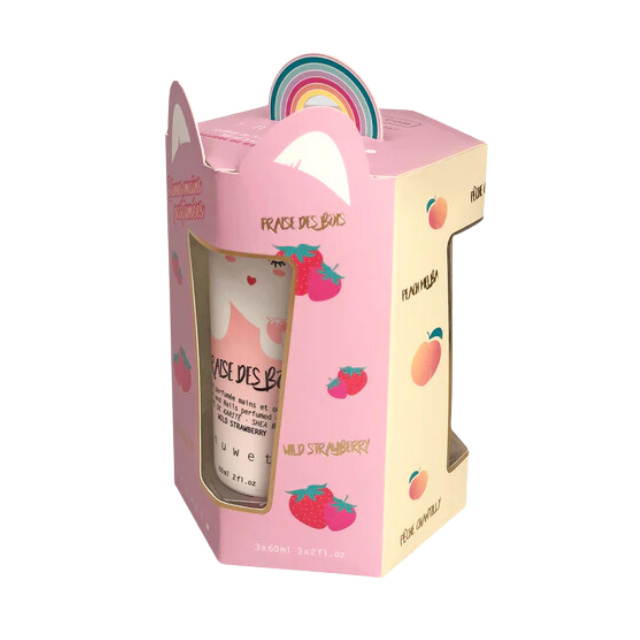 [NgRT011uyRT0006645] Coffret Trio Crèmes Mains Chat Inuwet