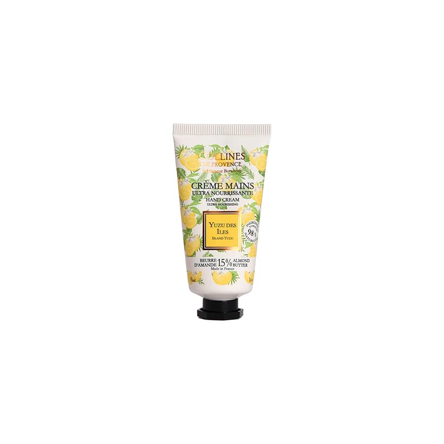 [NgRT011uyRT0006753] Crème Mains Yuzu des Îles 30ml Collines de Provence 