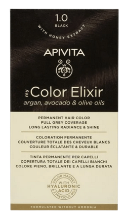 Coloration Permanente 1.0 Noir My Color Elixir Apivita