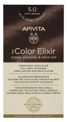 Coloration Permanente 5.0 Marron Clair My Color Elixir Apivita
