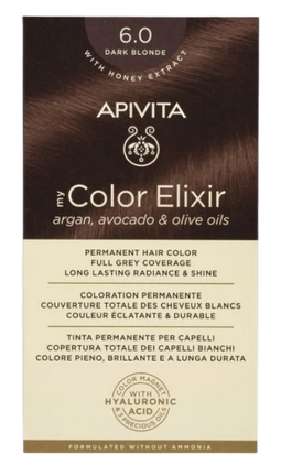 [NgRT011uyRT0006804] Coloration Permanente 6.0 Blond Foncé My Color Elixir Apivita