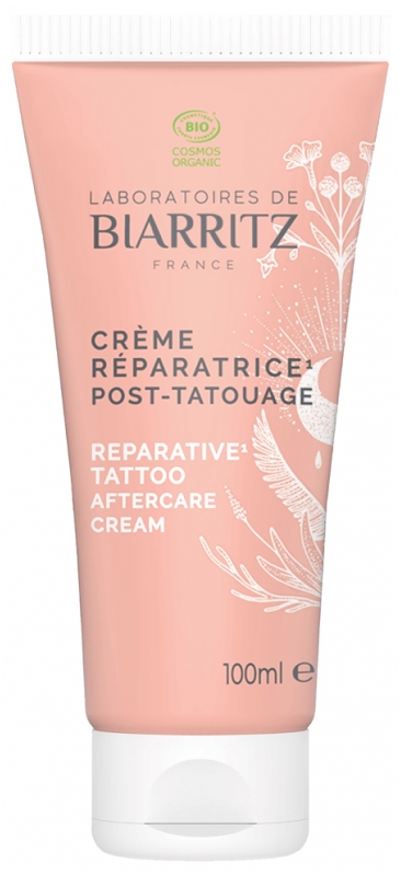 Crème Réparatrice Post-Tatouage Bio 100 ml Laboratoires de Biarritz 