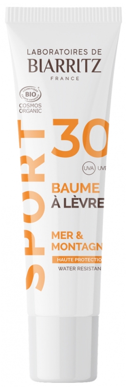 Sport Baume à Lèvres SPF30 Bio 15 ml Laboratoires de Biarritz 