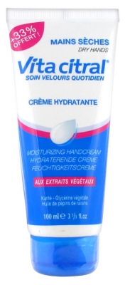 [NgRT011uyRT0007281] Vita Citral Crème Hydratante Mains Sèches 100 ml + 33% Offert