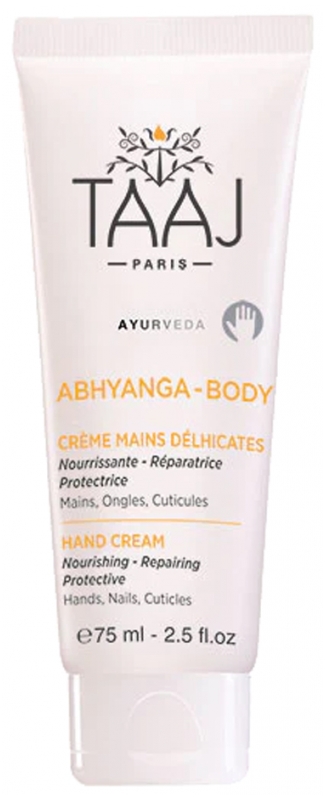 Abhyanga Crème Mains Délhicates 75ml Taaj 
