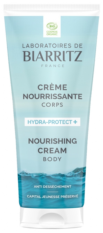 HYDRA-PROTECT + Crème Nourrissante Corps Bio 200 ml Laboratoires de Biarritz 