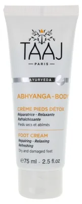 [NgRT011uyRT0007370] Crème Pieds Détox Abhyanga Taaj
