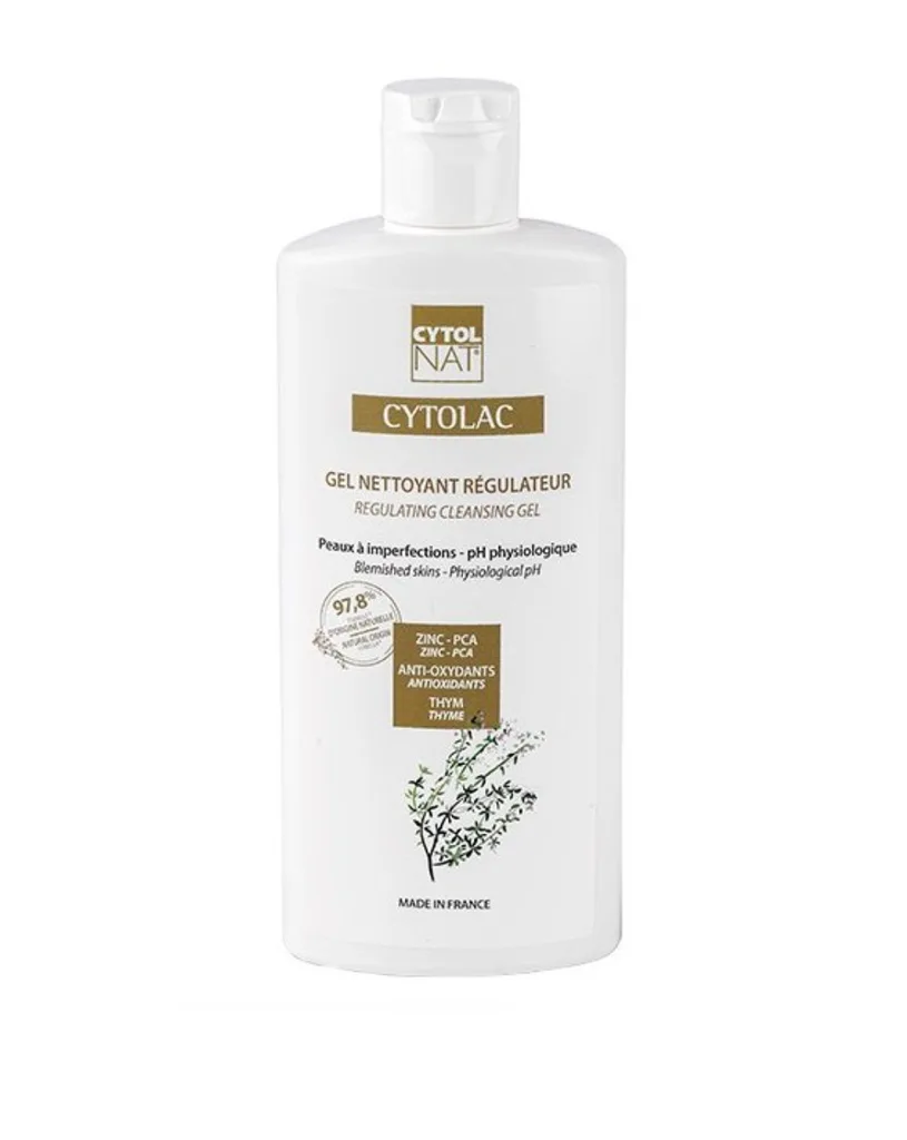 [NgRT011uyRT0007504] Cytolac Gel Nettoyant Soin pour Peaux à Imperfections Visage et Dos 250 ml Cytolnat