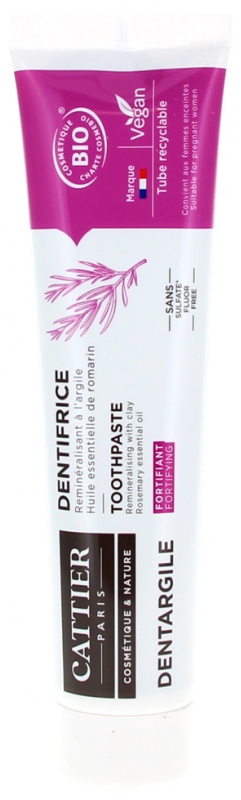 [NgRT011uyRT0007794] Cattier Dentargile Dentifrice Fortifiant Bio 75 ml