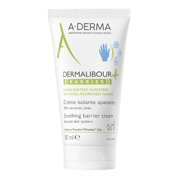 [NgRT011uyRT0007877] Dermalibour+ Barrier Crème Isolante Apaisante Mains 50ml A-Derma