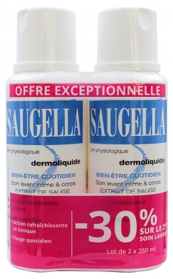 Dermoliquide Lot de 2 x 250 ml Saugella