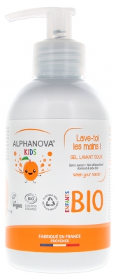 [NgRT011uyRT0001721] Alphanova Kids Lave-Toi Les Mains ! Gel Lavant Doux Abricot Aloe Bio 250 ml