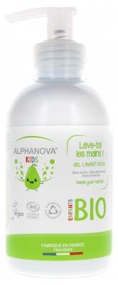 Alphanova Kids Lave-Toi Les Mains ! Gel Lavant Doux Poire Kiwi Bio 250 ml
