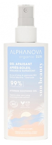 [NgRT011uyRT0001744] Sun Après-Soleil Gel Apaisant Bio 125 ml Alphanova 