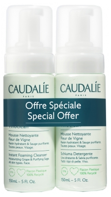 Duo Vinoclean Mousse Nettoyante Fleur de Vigne Caudalie