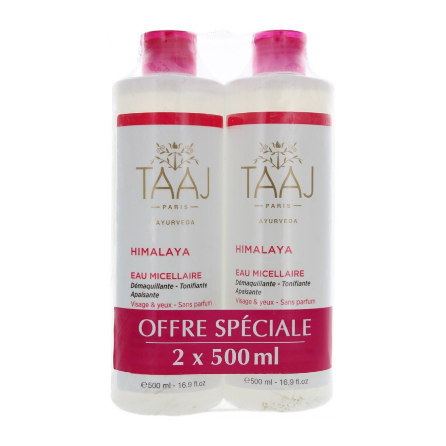 [NgRT011uyRT0008784] Himalaya Eau Micellaire Peaux Sensibles Lot de 2 x 500ml Taaj