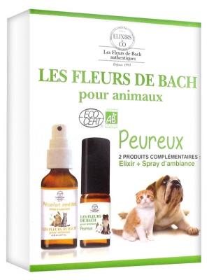 Elixirs & Co Les Fleurs de Bach Kit pour Animaux Peureux