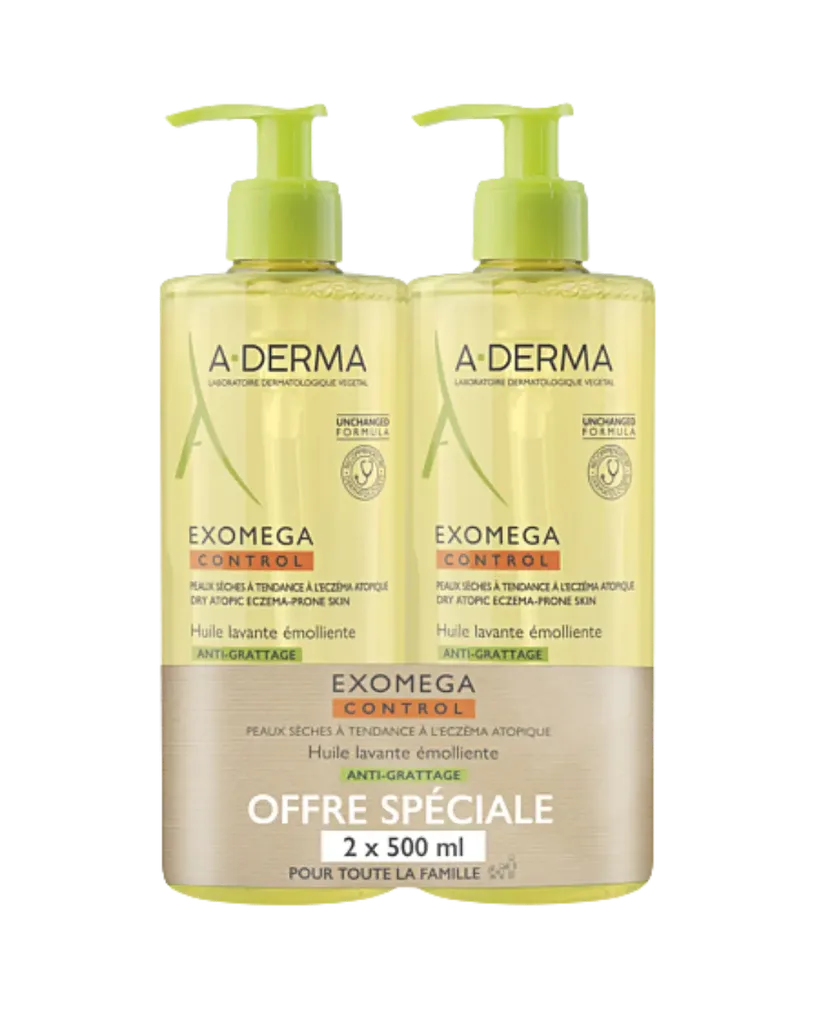 Exomega Control Duo Huile Lavante Emolliente A-Derma
