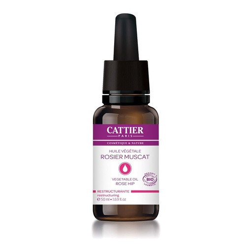 Huile Végétale Rosier Muscat 50 ml Cattier