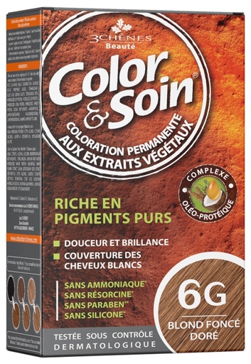Color & Soin Blond foncé doré 6G Les 3 Chênes