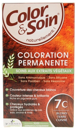 Color & Soin Blond terre cuivre Les 3 Chênes 