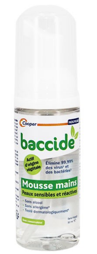 Baccide Mousse Végétale Cooper