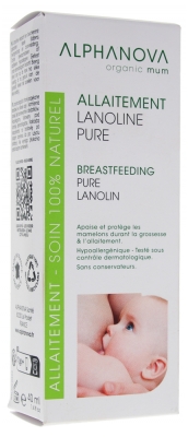 [844FgT8398501] Alphanova Santé Lanoline Pure Allaitement 40 ml