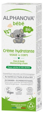 [844FgT8398507] Alphanova Bébé Crème Hydratante Bio 75 ml