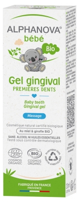 [844FgT8398508] Alphanova Bébé Gel Gingival Premières Dents Bio 20 ml