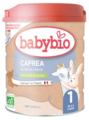 [844FgT8399292] Babybio Caprea 1 au Lait de Chèvre de 0 à 6 Mois Bio 800 g