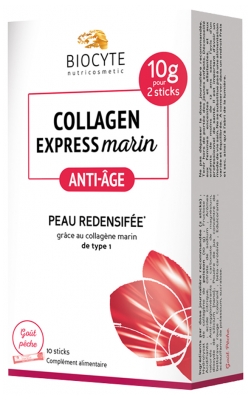 [844FgT8401627] Biocyte Collagen Express Anti-Âge Peau Redensifiée 10 Sticks