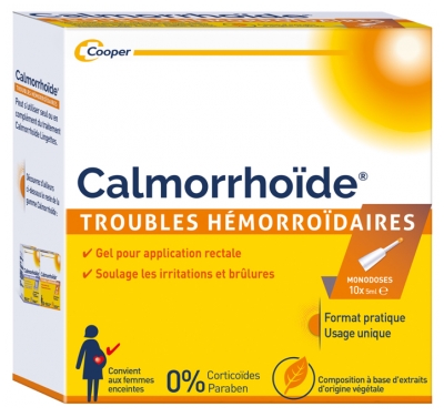 [844FgT8402583] Calmorrhoïde Troubles Hémorroïdaires 10 Monodoses