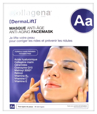 [844FgT8420186] Collagena Dermalift Masque Anti-Âge 5 Masques Hydrogel