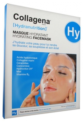 [844FgT8420187] Collagena Hydranutrition Masque Hydratant Peaux Sèches à Très Sèches 5 Masques
