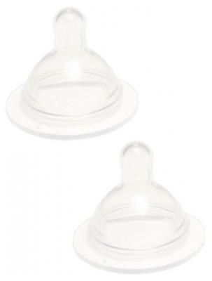 [844FgT8420553] dBb Remond 2 Tétines Silicone Large Ouverture à Trou Débit Lent 0-4 Mois