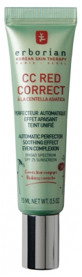 [844FgT8425560] Erborian CC Red Correct à la Centella Asiatica 15 ml