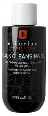 [844FgT8425638] Erborian Black Cleansing Oil Huile Démaquillante Purifiante au Charbon 190 ml
