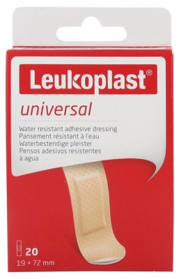 [844FgT8425745] Essity Leukoplast Universal 20 Pansements 19 x 72 mm