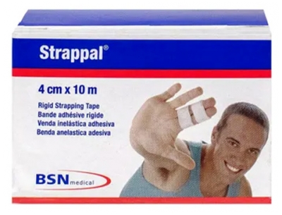 [844FgT8425749] Essity Strappal Bande Adhésive Rigide 4 cm x 10 m