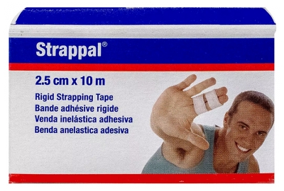 [844FgT8425750] Essity Strappal Bande Adhésive Rigide 2,5 cm x 10 m