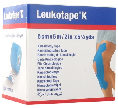 [844FgT8425757] Essity Leukotape K Bande Taping de Kinésiologie 5 cm x 5 m