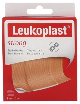 [844FgT8425763] Essity Leukoplast Strong 8 cm x 1 m