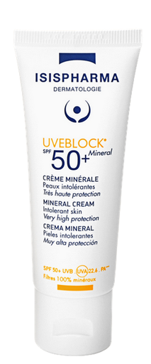 Crème Minérale Invisible SPF50+ Uveblock Isispharma