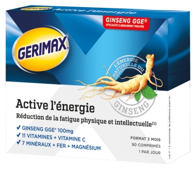 [844FgT8434763] Gerimax Active l'Énergie 90 Comprimés