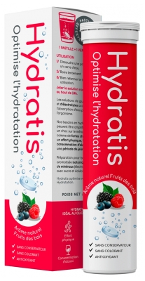 [844FgT8441329] Hydratis Solution d'Hydratation 20 Pastilles Effervescentes
