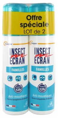 [844FgT8441596] Insect Ecran Familles Lot de 2 x 100 ml